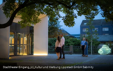 Besuch im Stadttheater Lippstadt bei Abendsttimmung