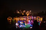 Feuerwerk Grüner Winkel